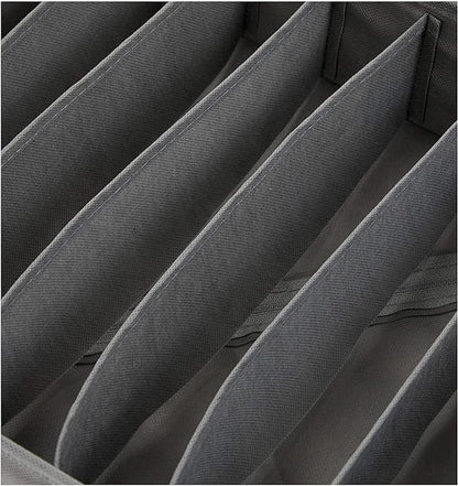 Amazon Basics Dresser Drawer Storage Organizer for Undergarments, Set of 4, Gray | Set of 4 - Image 6