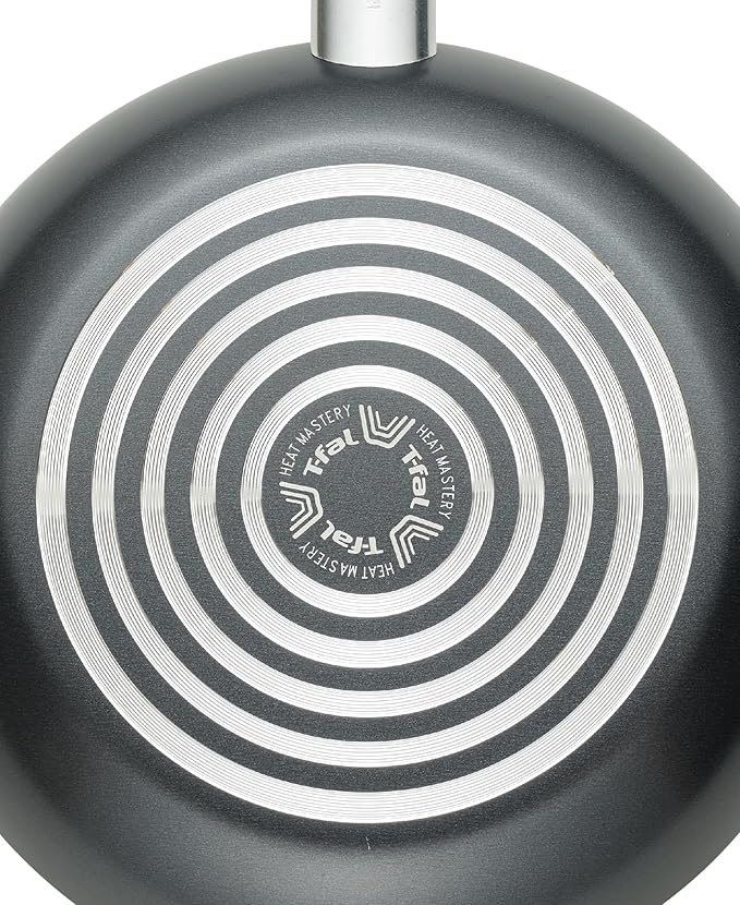 T-fal Initiatives Nonstick Cookware Set 18 Piece, Oven Broiler Safe 350F, Kitchen Cooking Set w/Fry Pans, Saucepans, Stockpots, Skillet, Spoons, Lids Pots and Pans Set, Dishwasher Safe, Stone Grey - Image 8