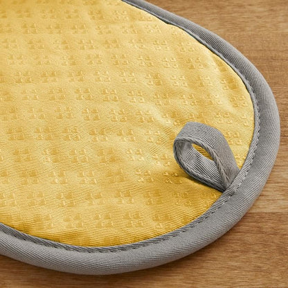 KitchenAid Asteroid Pot Holder 2-Pack Set, Buttercup Yellow, 6.5"x10" - Image 3