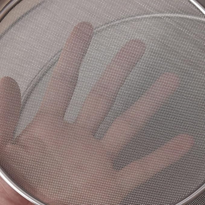 8 Inch Grease Splatter Screen Guard Stainless Steel Splash Screen Protector Guards with Handle Splash-Proof Frying Pan Mesh Pot Lid Cover for Kitchen Cooking Gadgets - Image 4