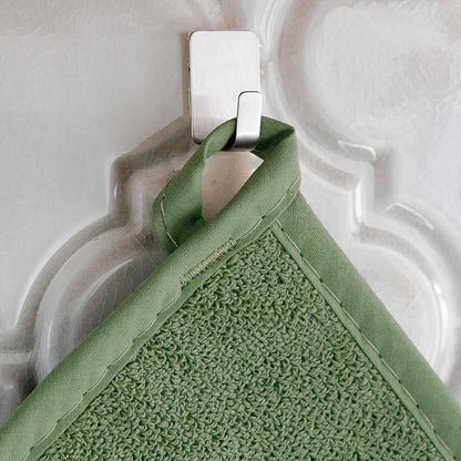 RITZ Terry Potholder & Hot Pad: Unparalleled Heat Resistant, Durable 100% Cotton – Ergonomically Designed for Optimal Grip – Easy-Care Machine Washable – 4-Pack, Juniper - Image 3
