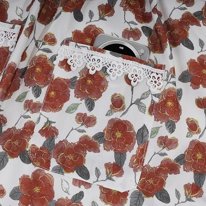 Funny Aprons for Women with Pockets, Kitchen Cooking Grilling Bbq Cute Chef Apron, Mothers Day Birthday Gifts for Women - Image 5
