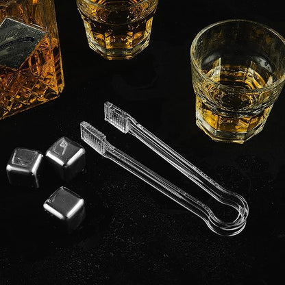 J-Chen 15PCS Plastic Buffet Serving Tongs Mini Serving Utensil Tongs Appetizers Tongs Clear Kitchen Tongs 6.3 Inch Small Ice Tongs for Tea and Coffee Party Catering Appetizers Desserts Cake Sandwich