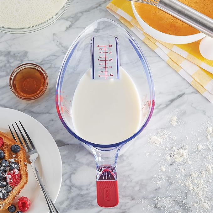 Farberware Pro Angled Measuring Cup, 4 Cup, Red - Image 3