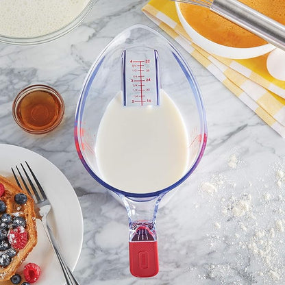 Farberware Pro Angled Measuring Cup, 4 Cup, Red - Image 3