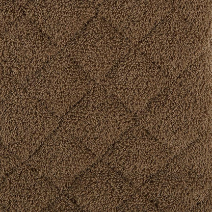 DII Basic Terry Collection 100% Cotton Quilted, Oven Mitt, Brown, 2 Piece
