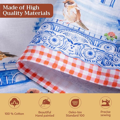 Maison d' Hermine 100% Cotton Apron for women with Pocket Kitchen Chef Apron for Men Cooking Mothers Day Gifts - Image 3