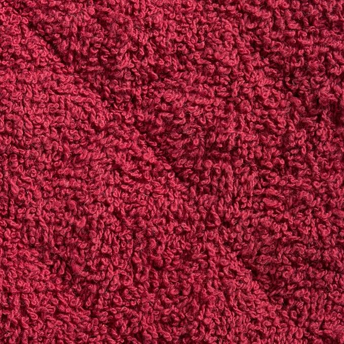 DII Basic Terry Collection Quilted 100% Cotton, Potholder, Barn Red, 3 Piece - Image 4
