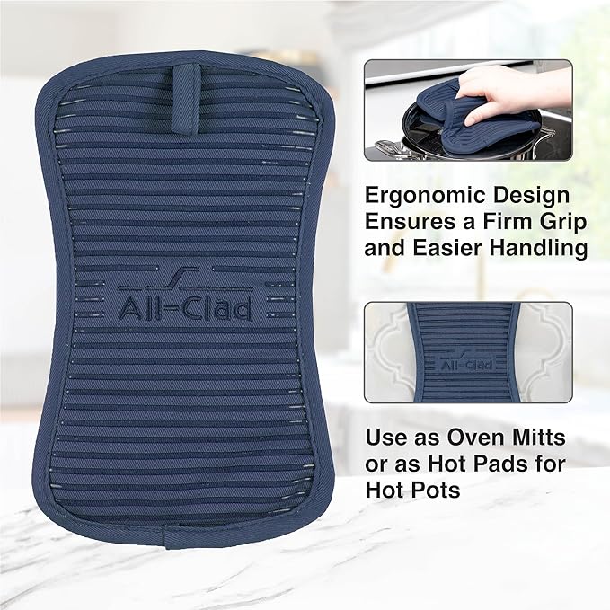 All-Clad Premium Pot Holder, 1-Pack, Indigo - Image 3