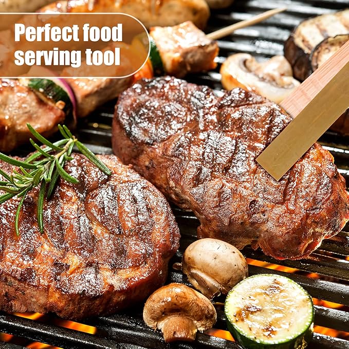 150 Pieces Mini Bamboo Disposable Tongs 4 Inch Bamboo Toast Tong Wooden Cooking Utensils Natural Green for Catering Buffet Home Use Tea Supplies - Image 6