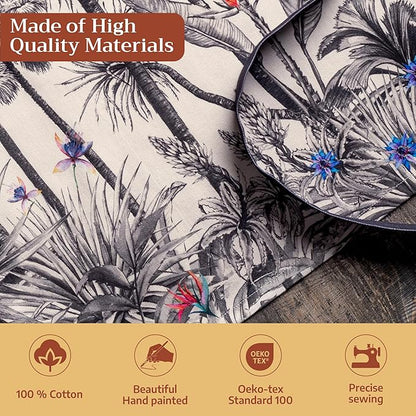 Maison d' Hermine 100% Cotton Apron for women with Pocket Kitchen Chef Apron for Men Cooking Mothers Day Gifts
