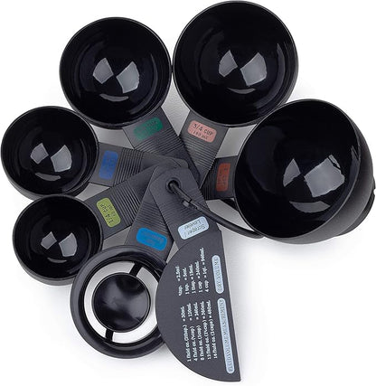 Fox Run 4838 Measuring Cup set with Egg Separator, Black, Medium by foxrunbrands