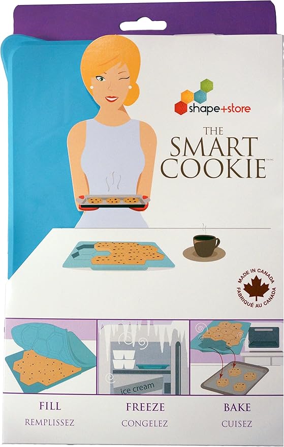 The Smart Cookie Innovative Cookie Cutter and Freezer Container
