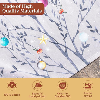 Maison d' Hermine 100% Cotton Apron for women with Pocket Kitchen Chef Apron for Men Cooking Mothers Day Gifts