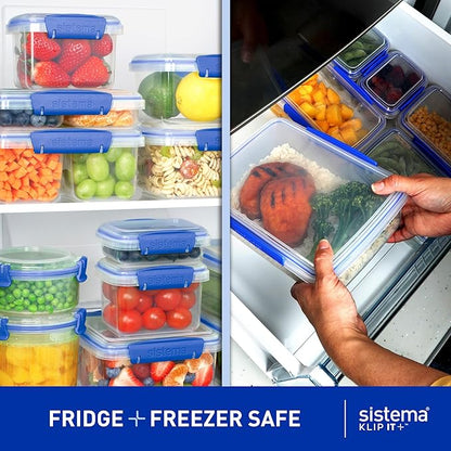 Sistema KLIP IT Large 7L Food Storage Container, Airtight & Stackable, Dishwasher, Freezer, & Microwave-Safe, BPA-Free - Image 6
