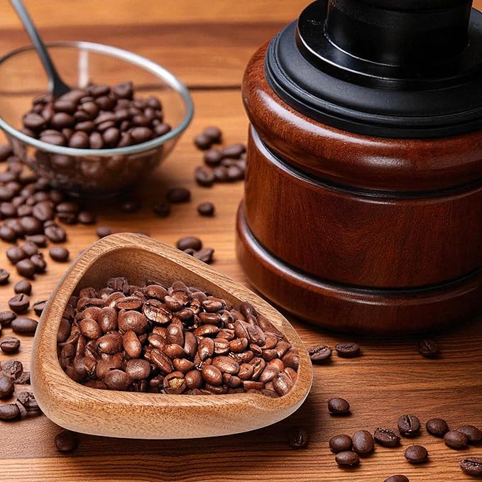 Coffee Bean Dosing Cup – Single Tray Walnut Wood Espresso Accessories Measuring Tool for Tea Enthusiasts, Bar Use, Camping Gym & Home Use, Barista Quantitative Tool to Reduce Coffee Static Electricity - Image 7
