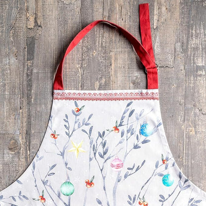Maison d' Hermine 100% Cotton Apron for women with Pocket Kitchen Chef Apron for Men Cooking Mothers Day Gifts