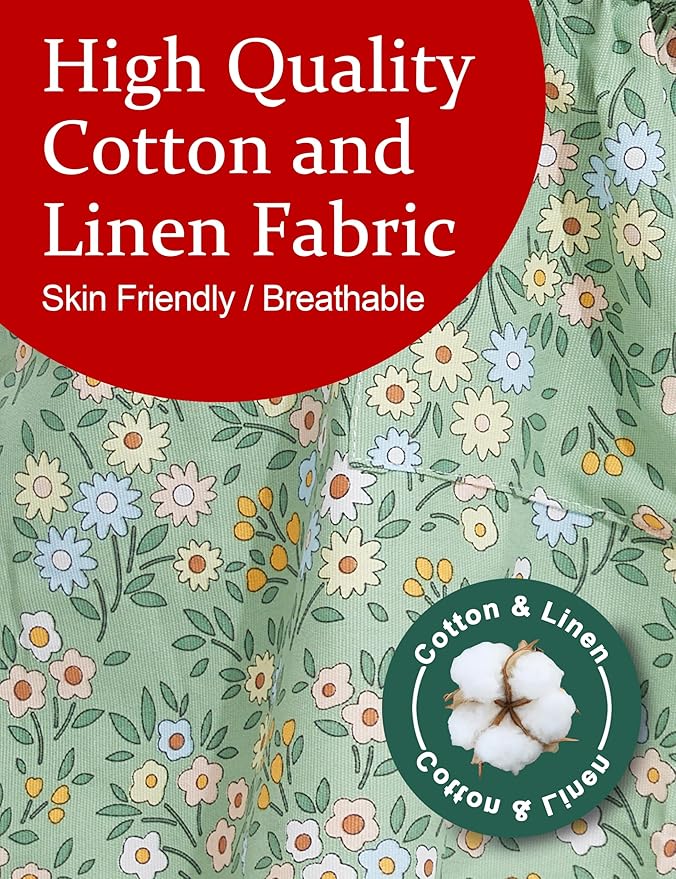 Cozy Adjustable Cross Back Aprons for Women with Pockets Cotton Linen Cooking Kitchen Baking