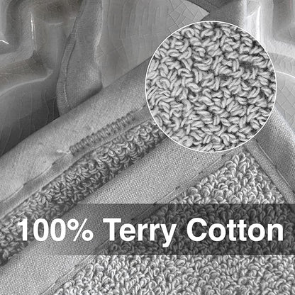 RITZ Terry Pocket Mitt & Hot Pad: Unparalleled Heat Resistant, Durable 100% Cotton – Ergonomically Designed for Optimal Grip – Easy-Care Machine Washable – 4-Pack, Titanium Grey - Image 2