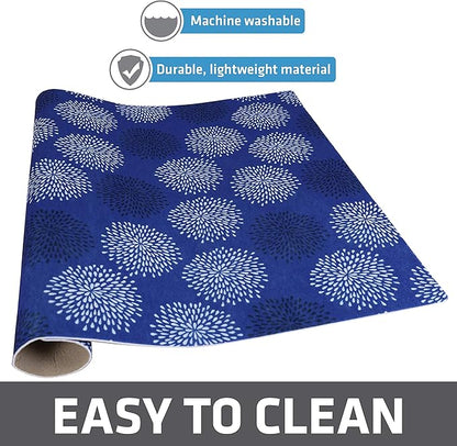Drymate Jumbo XL Dish Drying Mat (19”x24”), Low-Profile, Super Absorbent, Quick Dry Fabric, Waterproof & Slip-Resistant, for Kitchen Counter, Trimmable, Easy to Clean (USA Made)(GoodBlue) - Image 6