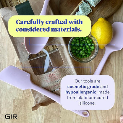 GIR: Get It Right Silicone Kitchen Spatula - Non-toxic Cooking Utensils for Nonstick Cookware, Cooking and Baking, Skinny - 11IN - Slate