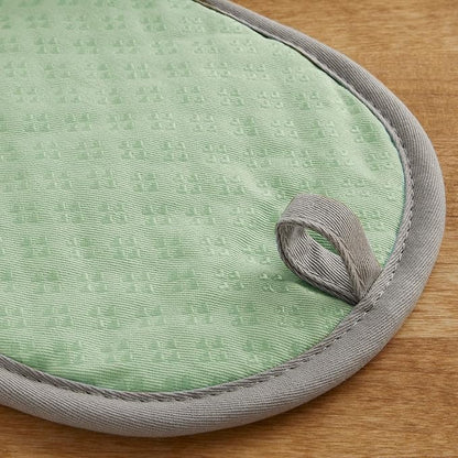 KitchenAid Asteroid Pot Holder 2-Pack Set, Pistachio, 6.5"x10" - Image 3