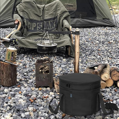 Dutch Oven Bag for 8 Inch Dutch Oven, 2-Layer Oven Travel Bag