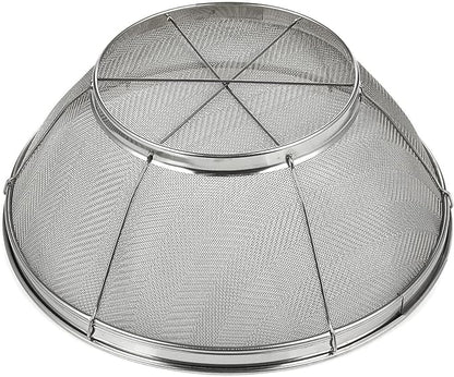 Juvale Stainless Steel Fine Mesh Strainer - Durable Rust-Resistant Mesh Colander - Ergonomic Handle Rice Colander - Ultra-Fine Flour Sifter - Dishwasher Safe with Stable Design - 11 in x 4 in, Silver - Image 7