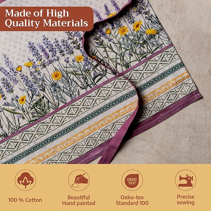 Maison d' Hermine 100% Cotton Apron for women with Pocket Kitchen Chef Apron for Men Cooking Mothers Day Gifts - Image 3