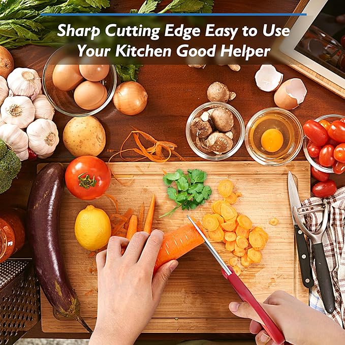 Kitchen Scissors, Rkqoa Black Kitchen Shears All Purpose Heavy Duty with Comfort Grip for Everyday use, Stainless Steel Shears Set for Cutting Food Cooking Poultry Dishwasher Safe