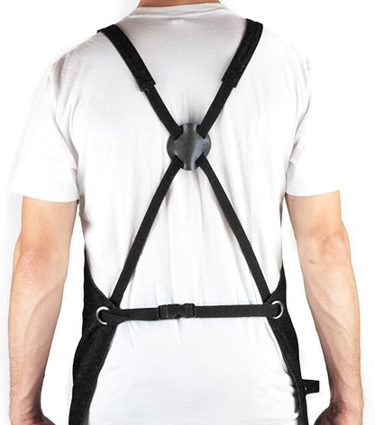 Hudson Durable Goods - Professional Grade Chef Apron for Kitchen, BBQ & Grill