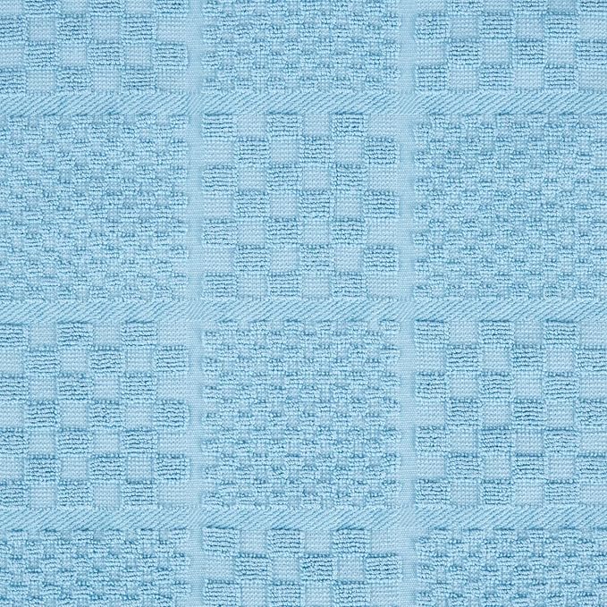 KitchenAid Quilted Cotton Terry Cloth Oven Mitt, Pot Holder, Kitchen Towel 4-Pack Set, Heat Resistant, Silicone Grip, Gift Set, Blue Velvet, 16"x26", 7"x13" & 7"x10" - Image 3