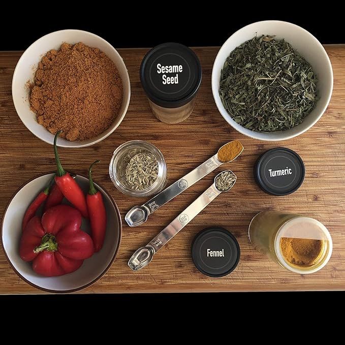 AllSpice Stainless Steel Double Sided Measuring Spoon- 1/2 Teaspoon and 1/4 Teaspoon - Image 6