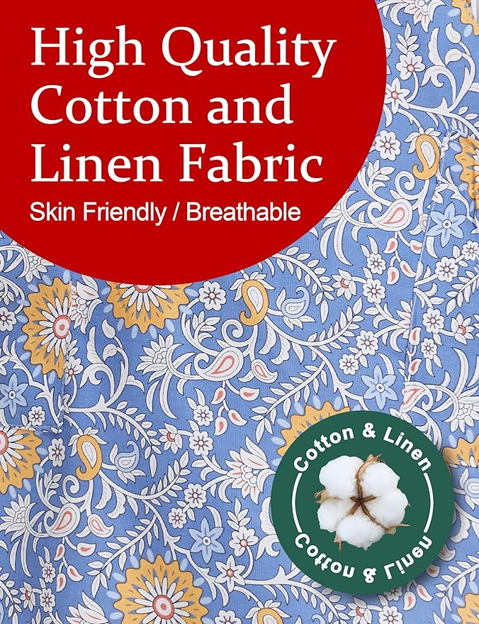 Cozy Adjustable Cross Back Aprons for Women with Pockets Cotton Linen Cooking Kitchen Baking