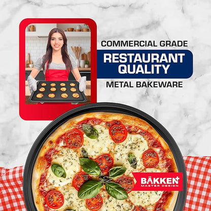 Baking Set – 10 Piece – Deluxe Non Stick Black Coating Inside and Outside – Carbon Steel Bakeware Set – PFOA PFOS and PTFE Free by Bakken - Image 6