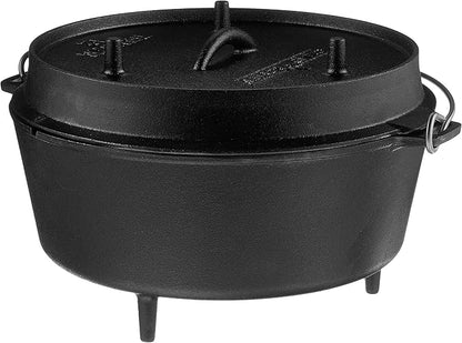 Camp Chef DO-12 Pre Seasoned Cast Iron Dutch Oven, Black - Image 4
