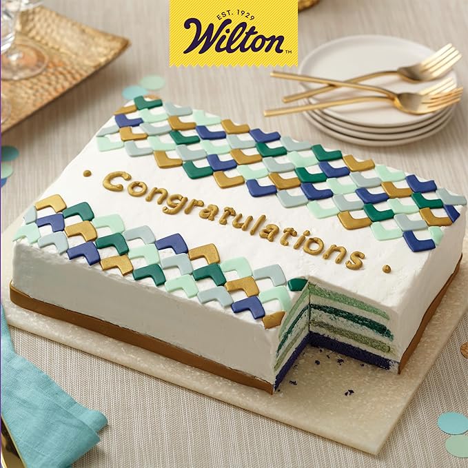 Wilton Easy Layers Sheet Cake Pan, Rectangle Sheet Pan, 2-Piece Baking Sheets Set, Steel (Pack of 4) - Image 6