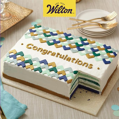 Wilton Easy Layers Sheet Cake Pan, Rectangle Sheet Pan, 2-Piece Baking Sheets Set, Steel (Pack of 4) - Image 6