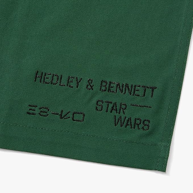 hedley & bennett Crossback Apron Collection - Adjustable Chef Aprons with 3 Pockets for Cooking and Grilling, STAR WARS™ Boba Fett