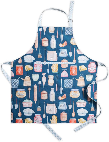 Maison d' Hermine 100% Cotton Apron for women with Pocket Kitchen Chef Apron for Men Cooking Mothers Day Gifts by MaisondHermine
