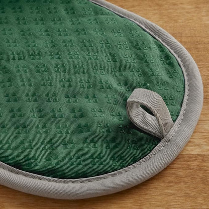 KitchenAid Asteroid Pot Holder 2-Pack Set, Pebbled Palm Green, 6.5"x10" - Image 3