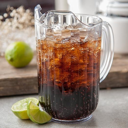 Carlisle FoodService Products 553807 Plastic Pitcher, 48 Ounces, Clear (Pack of 6) - Image 7