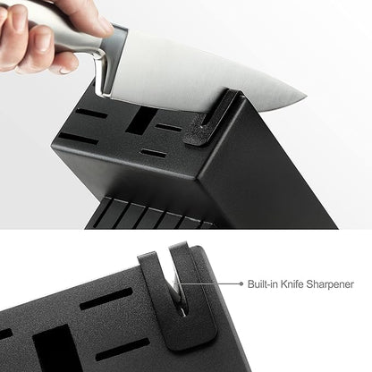 McCook® Knife Sets,German Stainless Steel Kitchen Knives Block Set with Built-in Sharpener - Image 3