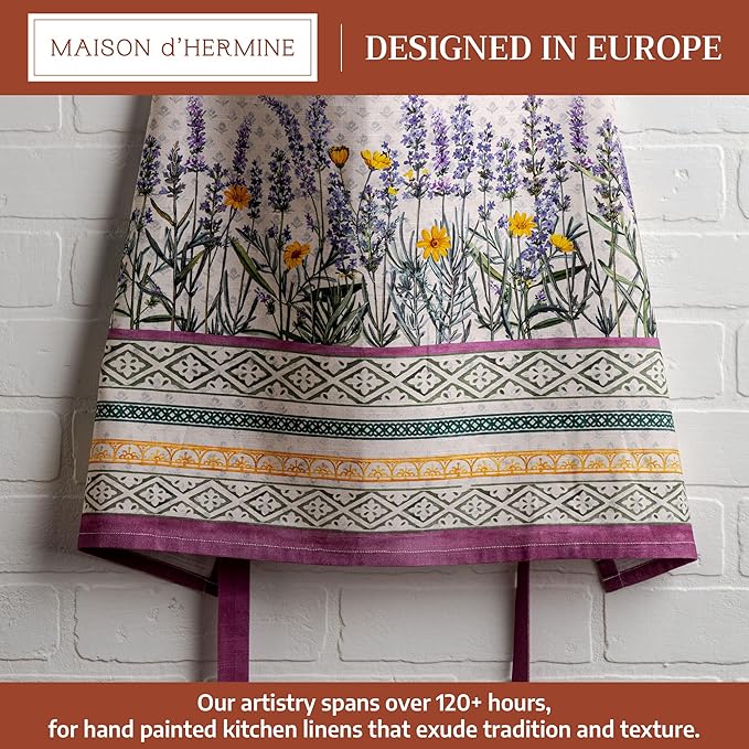 Maison d' Hermine 100% Cotton Apron for women with Pocket Kitchen Chef Apron for Men Cooking Mothers Day Gifts - Image 2