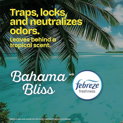 Glad ForceFlex MaxStrength Kitchen Trash Bags, 13 Gal, Bahama Bliss Febreze, 90 Ct (Pack May Vary) - Image 4