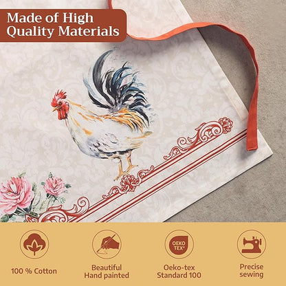 Maison d' Hermine 100% Cotton Apron for women with Pocket Kitchen Chef Apron for Men Cooking Mothers Day Gifts - Image 3