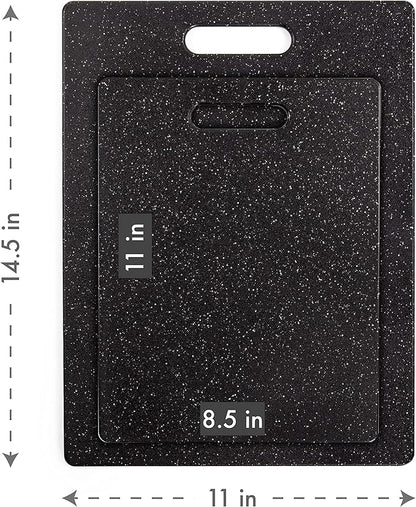 Dexas Superboard Pastry Board and Cutting Boards, Set of Two, Midnight Granite Color - Image 4