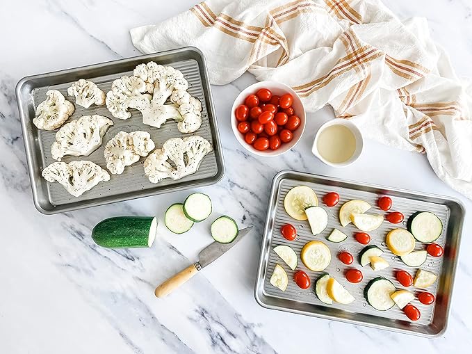 USA Pan Nonstick Quarter Sheet Pan, Set of 2 - Image 3