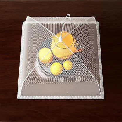 Simply Genius Mesh Food Covers - 12-Pack, 17in x 17in, White - Outdoor Kitchen & Picnic Accessories - Hosting Essentials for Glamping & Tailgating - Image 5