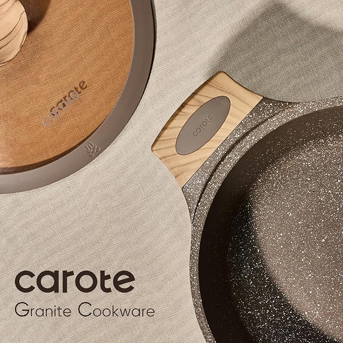 CAROTE 26PCS Pots and Pans Set Non Stick, Cookware Set Pots and Pans Induction Cook Ware, Nonstick Kitchen Cooking, PFOA Free - Image 8